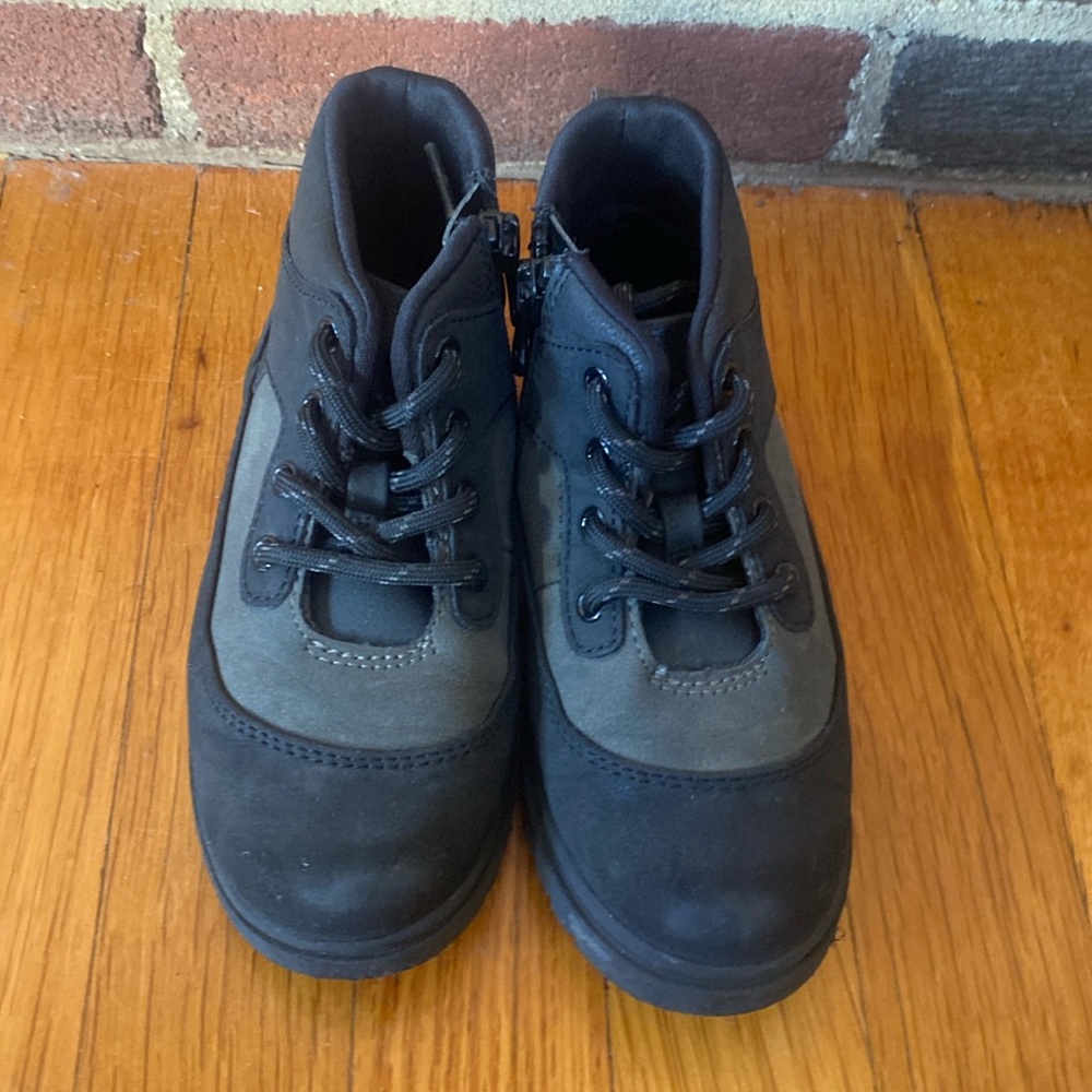 Cat and Jack black and gray kids boots